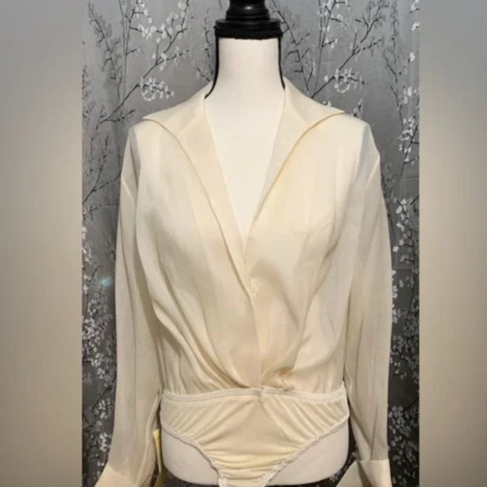 Donna Karan Silk Bodysuit